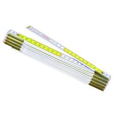 Doppiometro Professionale Legno Bicolore 2mt
