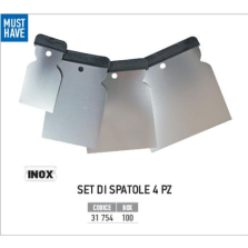 Set Spatole INOX 4pz