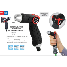 Pistola in Metallo Getto regolabile