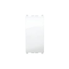 ELETTROCANALI - Pulsante 1P NO 16A – Compatibile Vimar Plana – Illuminabile Bianco