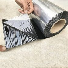 NASTRO BITUMINOSO ADESIVO ANTICORROSIVO CON FILM HDPE NERO H 100mm x 10 m