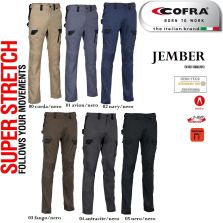 Pantaloni da Lavoro Multitasche Stretch Cofra Jember