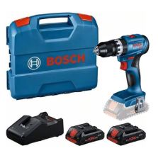 BOSCH AVVITATORE GSB 18V-45 + CARICABATTERIE GAL18V-40 + 2 BATTERIE PROCORE 4.0AH